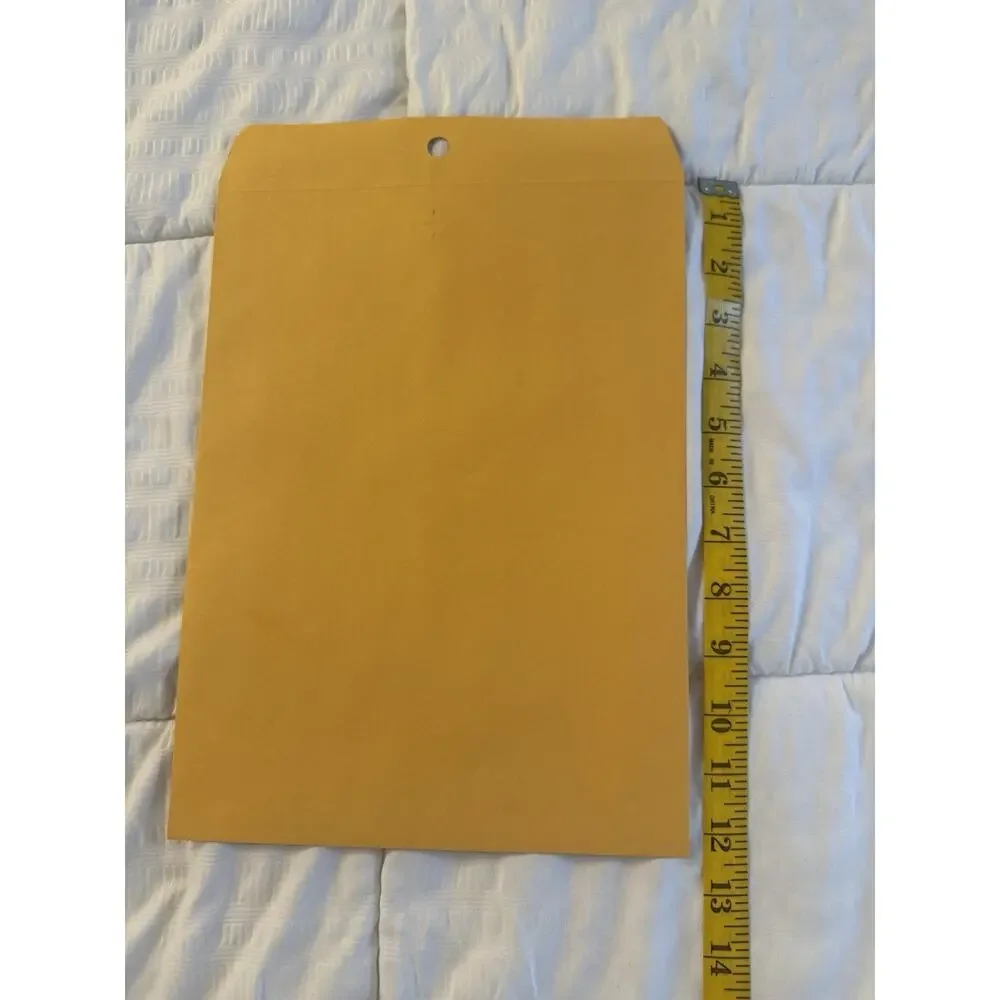 New Lot of 50 Manila Clasp Envelopes Brown 9 x 12 Office Stationary Mailing